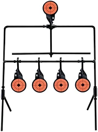 KNINE OUTDOORS Resetting Shooting Target Airsoft Rimfire Pellet BB Gun Target, Rated for .22 .177 Caliber