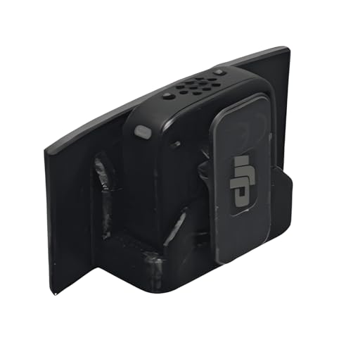 Image of Custom Helmet Mount Holder Compatible with DJI Mic Mini for Recording POV Voice.