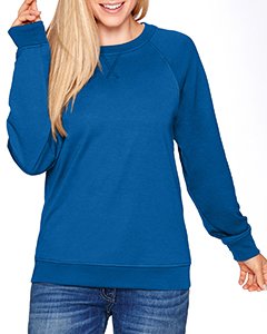 Next Level Unisex French Terry Raglan Crew S ROYAL2