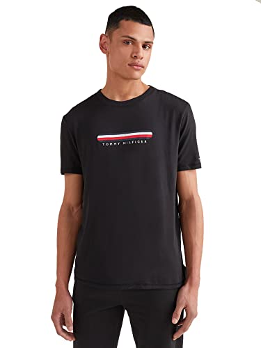 Tommy Hilfiger Cn Ss Tee Um0um02348 Camiseta, Negro (Black), XL Hombre
