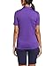 Callaway Women's Tournament Short Sleeve Golf Polo Shirt, Tillandsia Purple, Large