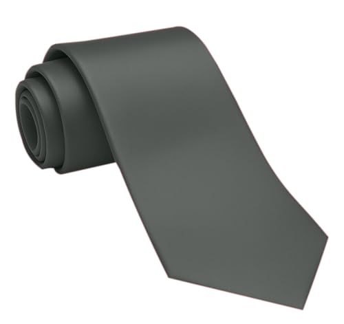 Image of Dibi Solid Color Ties for Men, Formal Mens Ties, Neck Tie, Classic Tie for Boys Women Teens, Wedding Business Costume Necktie