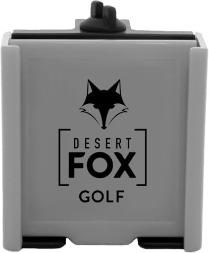 Image of DESERT FOX GOLF Phone Caddy - American Flag Golf Cart Phone Holder - Secure Velcro Mount, One-Hand Access, Universal Fit, Patriotic Golf Accessories (Green Line)