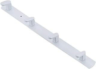 35 cm łazienki płaszcz hakowy wieszak na ręcznik hak ścienny wiszący drzwi za wieszak na płaszcz 4 hak płaszcz stojakowy (Color : Biały)