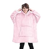 【Maschinenwaschbar und pflegeleicht】 Machen Sie sich keine Sorgen um Verschmutzungen. Diese decken hoodie verfügt über eine oberflächenwaschbare Konstruktion für eine einfache Reinigung. Maschinenwäsche im Schonwaschgang mit kaltem Wasser, trocknergeeignet bei niedriger Temperatur. Es wird empfohlen, diese tragbare Decke vor dem ersten Gebrauch mit der Maschine zu waschen. Hochwertiges Material kann eine langfristige Nutzung gewährleisten. Kein Ausfallen und Verblassen.