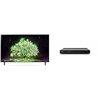 LG OLED48A19LA TV 121 cm (48 Zoll) OLED Fernseher (4K Cinema HDR, 60 Hz, Smart TV) [Modelljahr 2021] &amp; BP350 2D Blu-ray-Player (Smart TV, DNLA, Upscaler 1080p, WLAN, USB) schwarz