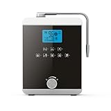 PIDAN TECH Alkaline Water Ionizer Machine Hydrogen Generator Alkaline Acid Water Filter Auto-Cleaning LCD Touch pH 3.2-10.7 ORP-650 Black