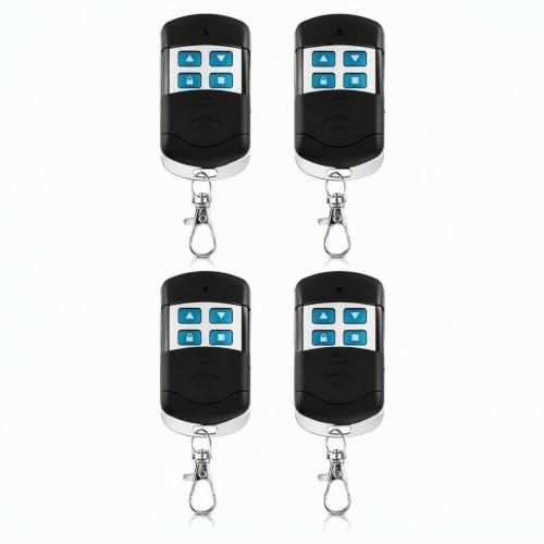 Mano Garatge Universal, 4 PCS Comando Garagem, Comandament Garatge Clonador 433MHz