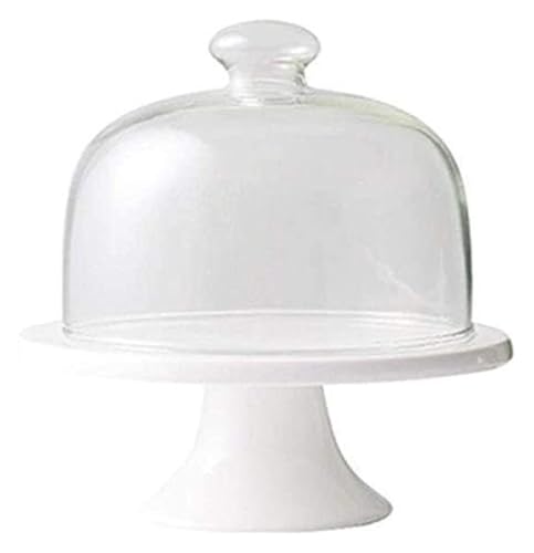 GZSLKSCD Stojak na ciasto z pokrywką kopułkową, forma do ciasta kopułkowego, domowa ceramiczna tacka na ciasto i pokrywka, restauracja, kanapka, bankiet, taca na chleb