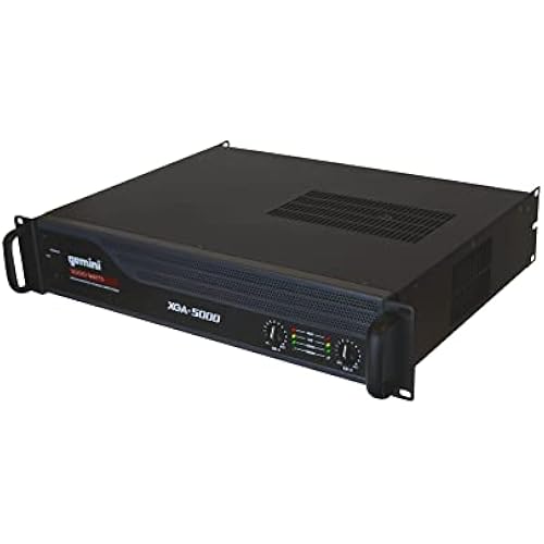 Gemini 2-Channel Power Amplifier, 6000 Watts, 4/8Ω (XGA-5000)