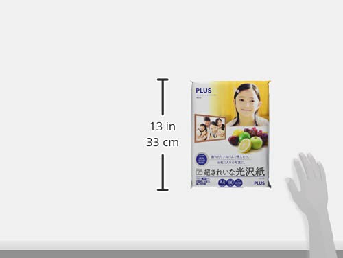 PLUS 写真用紙 超きれいな光沢紙 A4判 IT-221GC