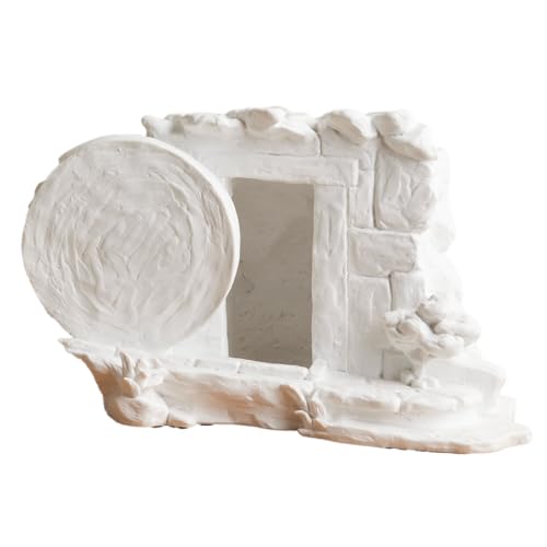 Deseret Book He is Risen Empty Tomb Easter Sculpture 5 in - Resin Marble