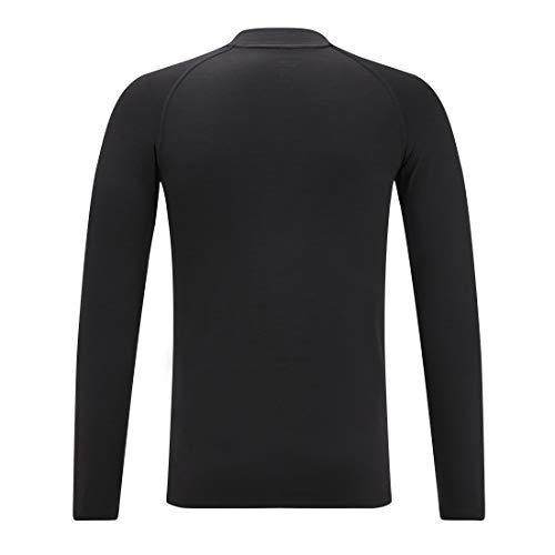LEAO Youth Boys Compression Shirt Long Sleeve Fleece Quick Dry Sports Baselayer Soccer Baseball Basketball Undershirt4