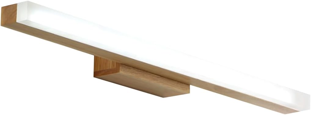 [AAAZM] ブラケットライト LED おしゃれ 北欧 鏡上灯 ウォールランプ ロングタイプ 木製 木目調 和風 階段 浴室鏡 ミ