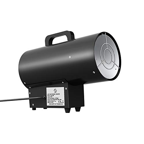 MODERN LIFE 15kW51000BTU Gas Space Heater Heavy Duty Industrial LPG Propane Gas Electric Assisted Fan Heater for Workshop Warehouse Garage Shed Farm MODERN LIFE 15kW51000BTU Gas Space Heater Heavy Duty Industrial LPG Propane Gas Electric Assisted Fan Heater for Workshop Warehouse Garage Shed Farm