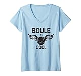 Photo Gallery donna boule is cool scritta per bouler e petanque giocatore boule maglietta con collo a v Photo Gallery donna boule is cool scritta per bouler e petanque giocatore boule maglietta con collo a v
