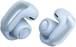 Bose Ultra Open Earbuds mit Bluetooth und OpenAudio Technologie, Clip On Kopfhörer, kabellose Open Ear Earbuds, immersive Audio, bis zu 48 Stunden Akkulaufzeit, Mondstein-Blau - Limited Edition