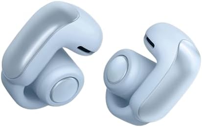 Bose Ultra Open Earbuds mit Bluetooth und OpenAudio Technologie, Clip On Kopfhörer, kabellose Open Ear Earbuds, immersive Audio, bis zu 48 Stunden Akkulaufzeit, Mondstein-Blau - Li