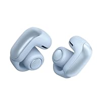 Bose Ultra Open Bluetooth Earbuds with OpenAudio Technology, Open Ear Wireless Earbuds, Up to 48 Hours of Battery Life, Moonstone Blue - Limited Edition Colour
