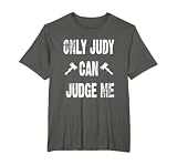 Only Judy can Judge me Vintage Shirt for Men, Women, Kids T-Shirt, Men's Big and Tall, Asphalt Grey, 5X Tall