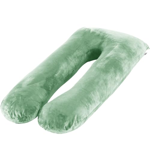 抱き枕 全身が包み込まれる 抱き枕 極上の寝心地 選べる寝姿勢 妊婦 寝返りスムーズ いびき対策 高さ調整 腰痛対策 洗える ロングピロー クッション ボディーピロー 授乳クッションU型だきまくら ギフト マタニティ 授乳枕 (グ一リン)