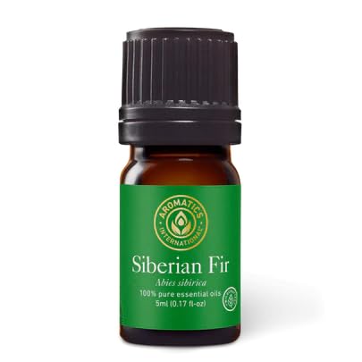 Aromatics International Premium Organic Siberian Fir Essential Oil 5ml | 100% Pure Essential Oil for Diffusion & Aromatherapy