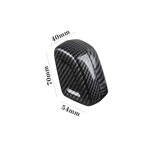 Image of for Volvo XC90 560 XC60 XC40 590 V60 V90 Interior Accessories car Gear Shift Knob Panel Cover ABS Carbon Fiber Pattern Sticker (Classic)