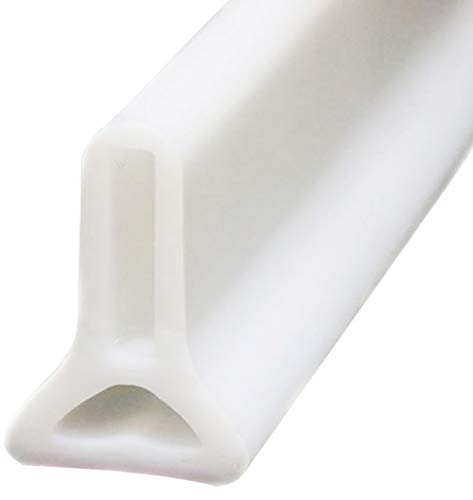 Dalrun Collapsible Shower Threshold Water Dam Shower Barrier Silicone Rubber 59" Long