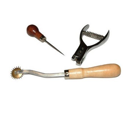 Pattern Notcher, Awl, Tracing Wheel. Pattern Making Pack - IDS International Design Supplies KIT