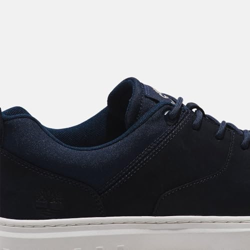 Image of Timberland Maple Grove Leather Ox Sneakers for Men - Leather Upper with Lace Up Closure, Elegant and Round Toe Design