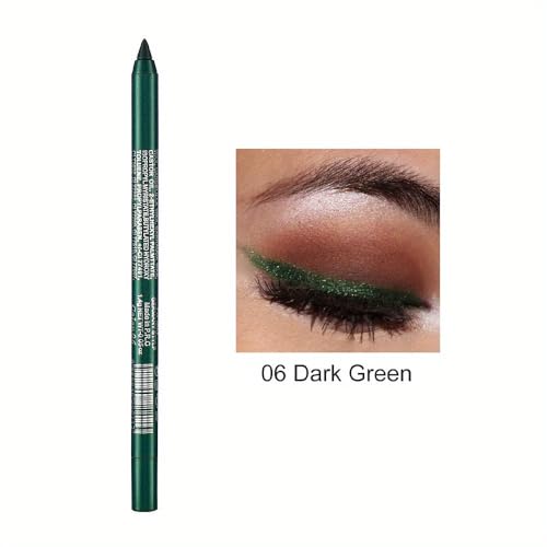 Delineador Gel Glitter Pearl Metallic Waterproof 06# miniatura 2