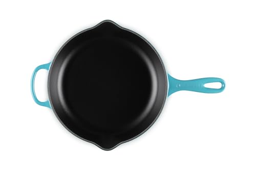 Image of Le Creuset Signature Iron Handle Skillet, 10-1 /4-Inch, Caribbean