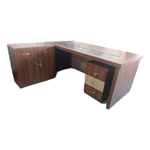 Pre Assembled Premium Office Table with Side rake by Furniture GALIARA