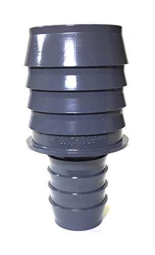 Spears 1429 Series PVC Tube Fitting, Coupling, Schedule 40, Gray, 1-1/2" x 1"