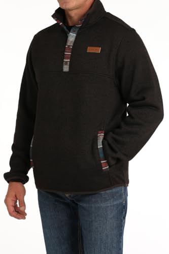 Cinch Mens Brown Sweater Pullover3