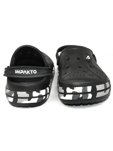 Image of Impakto by Ajanta Men's Classic Ultra Soft Clogs /Sandals with Adjustable Back Strap for Adult| Comfortable & Lightweight| Stylish & Anti-Skid|Indoor & Outdoor Waterproof Casual Mules Gents /Boys
