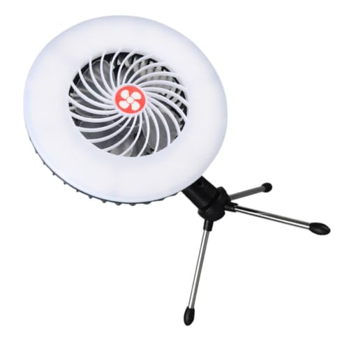 Ventilador de Techo para Camping y Decoracion de Verano en Coche con Luz LED USB