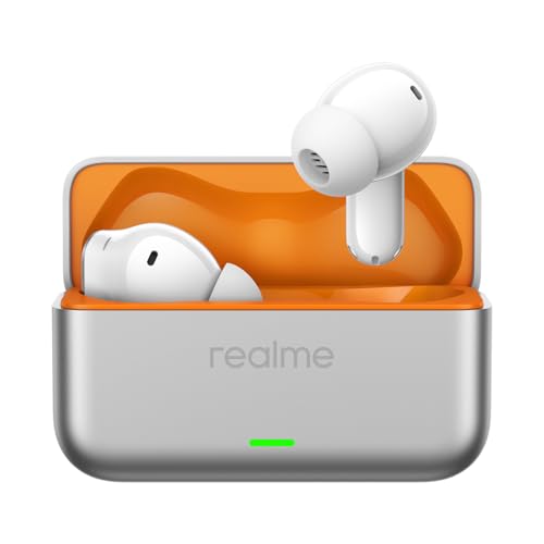Écouteurs Realme Buds T500 Pro – Intra-auriculaires, Réduction Active du Bruit, Bluetooth 6.1