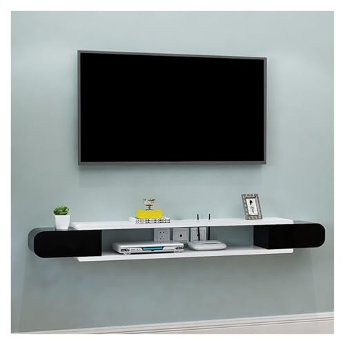 Meuble TV flottant avec étagère murale gain de place pour ranger vos consoles