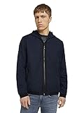 mit elastischer Kapuze TOM TAILOR Denim 1024400 Basic Jacke, Blue , M