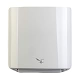 BAJO RUIDO E HIGIÉNICO Y ECOLÓGICO: funciona a 65 dB; con el secado 100 % sin contacto con el sensor de mano automático, el secador de manos añade un elemento de higiene a su baño. Esto evita la propagación de virus y gripe de un usuario a otro en el caso de los vendedores normales de toallas de papel. Reemplazar las toallas de papel con Hand Dryer también te ayuda a ahorrar mucho papel higiénico y dinero en las facturas de electricidad.