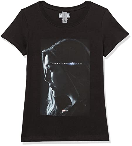 T-shirt Marvel Scarlet Witch fille noir taille S en coton officiel