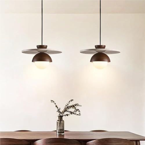 Lámpara de travertino amarillo colgante para iluminar mesa de comedor 6