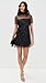 STAUD Women's Ilana Mini Dress, Stardust Onyx, S