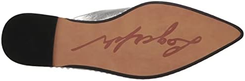 Karl Lagerfeld Paris Women's Vyra-Flat Mule 8mm Loafer, Silver, 7.5 | Image 3