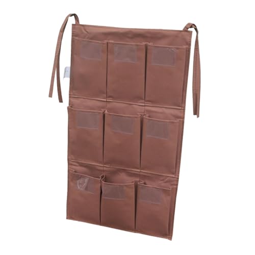 MERIGLARE Organizador de Bolsas de Limpieza para Carrito de Limpieza con Tela Oxford Impermeable para Tareas del Hogar, 9 Bolsillos