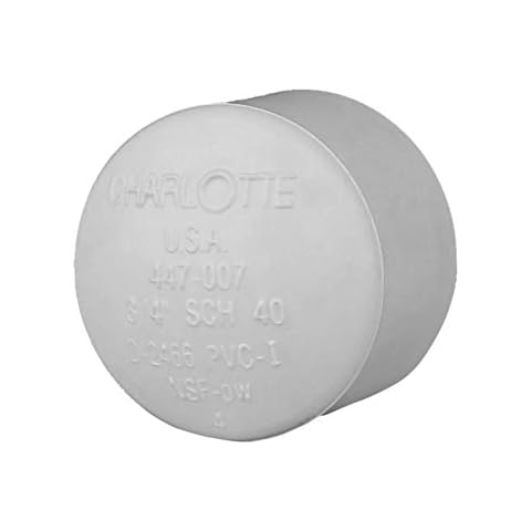 CHARLOTTE PIPE 3/4 SCH 40 CAP SOCKET CONTRACTOR PACK PRESSURE (10 Unit Bag) Cover