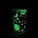 Munchkin Glow in The Dark Toddler Sippy Cup with Miracle 360 Spoutless Spill Proof Drinking Edge, 9 Ounce, Astronaut, Red