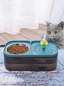 PetaPuppies Cat Water Fountain Super Quiet Pet Water Automatic Drinking Fountain Dog Water Dispenser with 1 Replacement Filters 1 Stainless Steel Bowl 1 Smart Pump for Feeding Small Cats Dogs (B0C1ZHV733) Amazon Price History, Amazon Price Tracker
