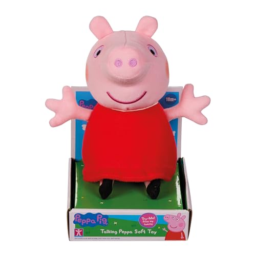 Peppa Pig Peppa Talking Dress - Peluche rojo para preescolar